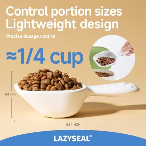 Diatom Drying Scoop 1/4 Cup for Pet Food