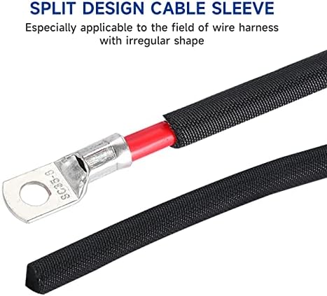Braided Split Wire Loom Wrap Cable Sleeve Tube Harness Lot Sheathing Management Organize (5/16"-15ft)