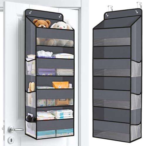 Over The Door Organizer Storage behind Door Hanging Organizer for Nursery