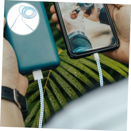 Happyyami 1.4m Charging Cord Protector for Phone Charger Cable Organizer Wire Protector for Pets