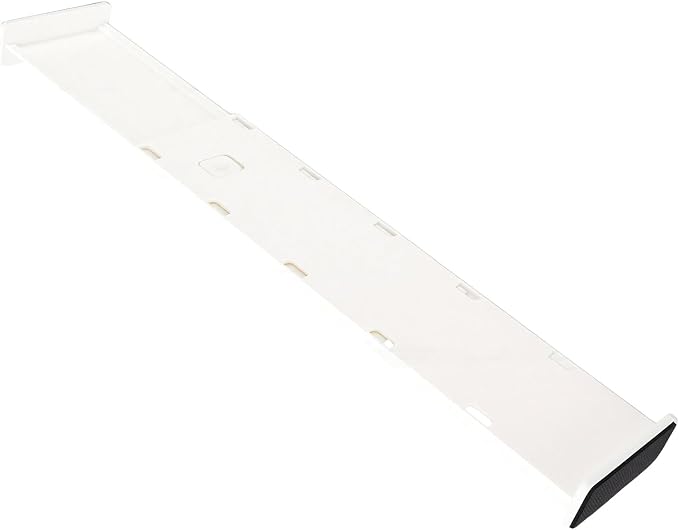 PP Expandable Drawer Divider 37.5-65.5Cm | White Adjustable Separator With Lock Clip For Clothes, Bedroom, Nursery, Office, Kitchen Storage (L)