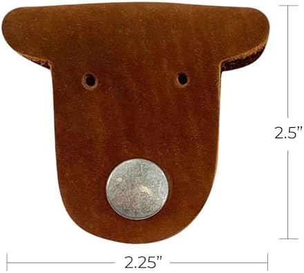 Taco Dog, Dog Cord Keeper Handmade from Full Grain Leather - Wrap Up Your Cables, Earbuds, Headphones, Chargers - Clip The Snaps Together for Easy Management and Travel - 2 Pack (Swayze Suede)