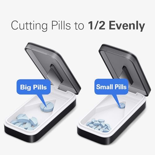 Pill Cutter + Pill Organizer 2 Pack