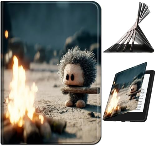 for Samsung Galaxy Tab S9 11 Inch/S9 FE 10.9 Inch 2023 Case | Slim Leather Smart Cover with Multi-Angle Anti-Slip Stand [Auto Wake/Sleep] Shell for Women Men, Flame Pet