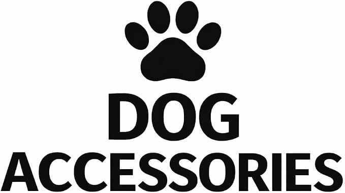 Dog Accessories Vinyl Decal – Waterproof Storage Label Sticker for Pet Organizer Bin Container (Black)