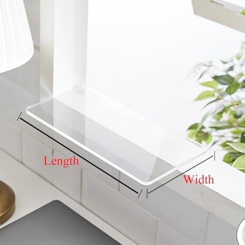 Window Sill Extender for Plants, Minimalist Plastic Medicine Cabinet Shelf, Waterproof Windowsill Organizer/Window Plant Shelf, Home Decor(50x15cm(19 3/4x5 7/8"))