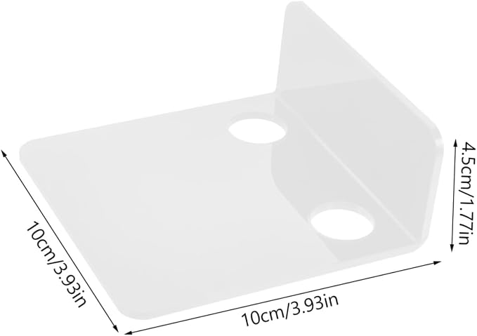 VICASKY 3pcs Monitor Storage Rack Small Floating Wall Shelf Wall Mount for Crib Camera Speaker Mount Viewing Camera