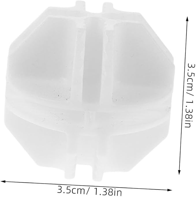 BESPORTBLE 24pcs Wire Cube Plastic Connectors: Cube Storage Shelving Mesh Snap Organizer for Pet Playpen Cage Frame Dog Crate Assembly White