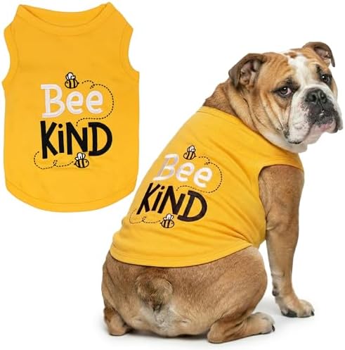 Parisian Pet Dog Shirt – 100% Cotton Shirts for Large Dogs – Sleeveless Puppy Vest – Lightweight and Breathable Pet Apparel – Soft Pullover Summer Dog Clothes - Stretchy T Shirts for Dogs