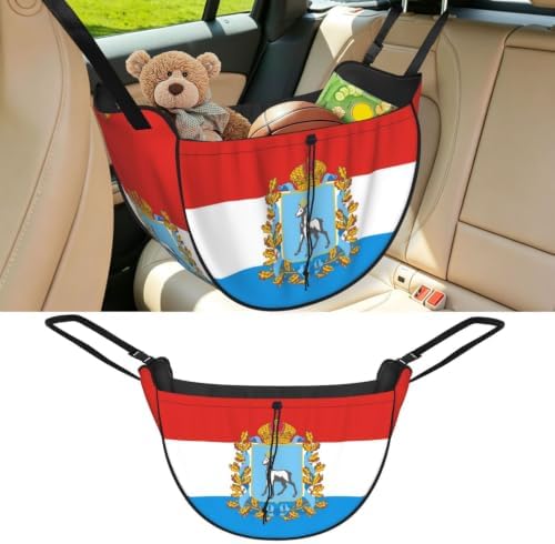 Samara Flag Car Seat Organizer-Backseat Storage Bag for Travel