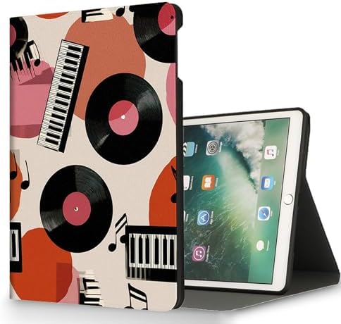 for Microsoft Surface Pro 11/10/9-13" 2024/2022 Tablet Case,Auto Wake/Sleep,Adjustable Stand Protective Cover - Music Elements
