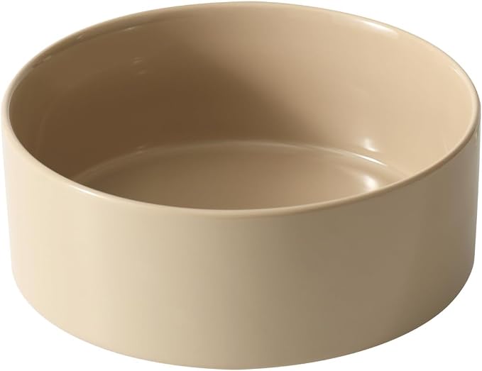 Havniva Ceramic Dog Bowls, Dog Food and Water Bowl Set, Dog Water Bowl | 8.3” Ceramic Dog Food Bowls with Non-Slip Rubber Base, Large Capacity, Dog Feeding Bowls for Large Dogs