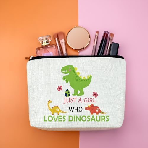 Dinosaur Gifts For Adults Makeup Bag Dinosaur Gifts For Dinosaurs Lovers Dinosaurs Decor Cosmetic Bag Gifts For Women Christmas Birthday Gifts For Park Lover Friends Daughter