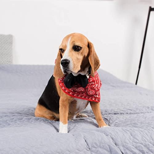 Mechaly 3 Pack Dog Bandana Neck Scarf Paisley Polyester Bandanas - Any Pets