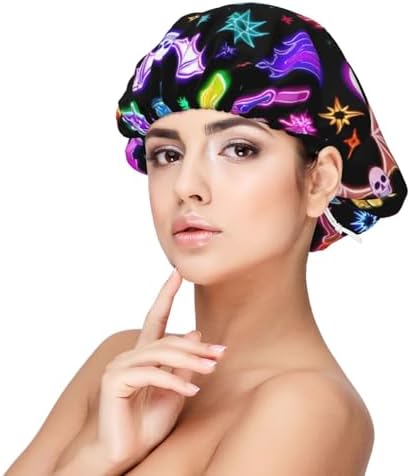 Adjustable Silk Satin Night Cap Women's Men's Sleep Cap