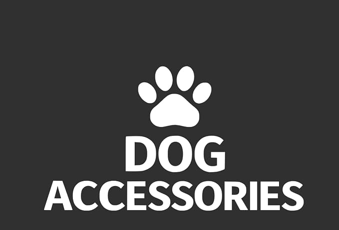 Dog Accessories Decal – Storage Label Sticker for Pet Organizer Bin Container (White)