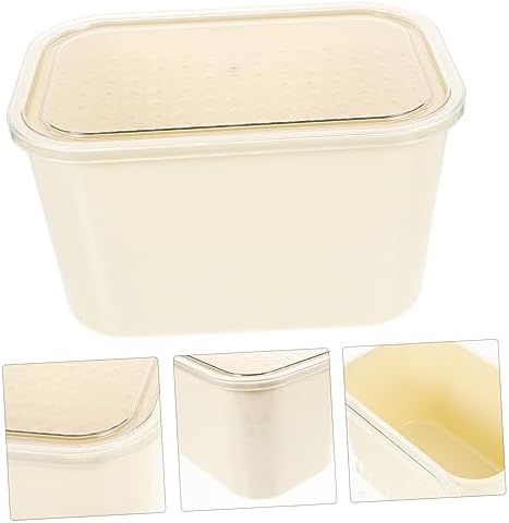 COHEALI Clear Storage Box with Lid Transparent Pet Book Organizer for Bathroom Pantry and Office Versatile Container for Toys Makeup Snacks and More