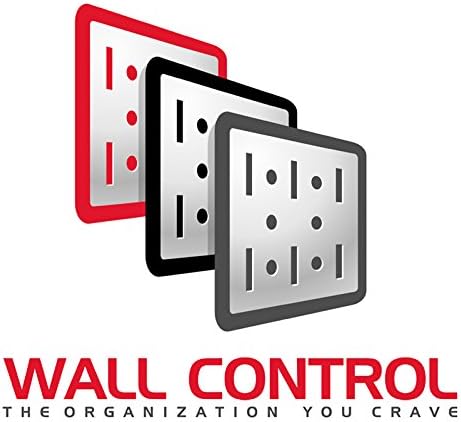 Wall Control 30-WRK-400GB Standard Workbench Metal Pegboard Tool Organizer,Gray/Black
