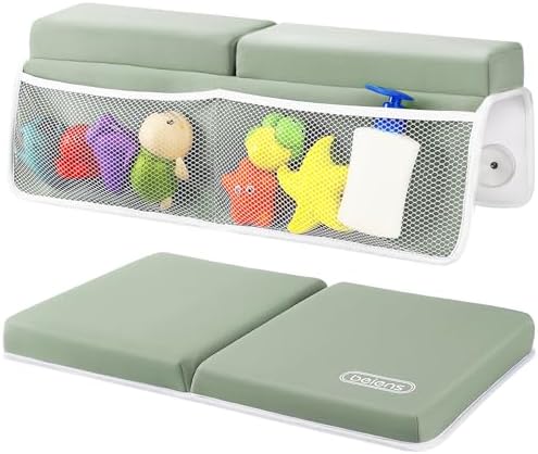 beiens Bath Kneeler and Elbow Rest Pad Set, 1.5-Inch Thick Memory Foam Pads