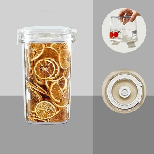 Vacuum Coffee Canister - Airtight Tea & Grain Storage Box With Date Display