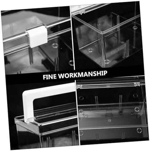 Portable Plastic First Aid Box with Handle PET Organizer