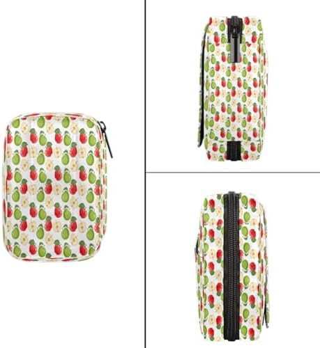 Pill Organizer Box Autumn Orchard Harvest Apples 7-Day Weekly Medicine Pill Case Travel Pill Container Portable Pill Holder Storage Purse Bag Small Compact Size for Vitamin Supplement Birth Control