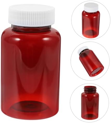 16Pcs Empty Pill Bottles with Caps Travel Friendly Medicine Storage Containers for Organizing Pills and Medications Ideal for Home the Go Use