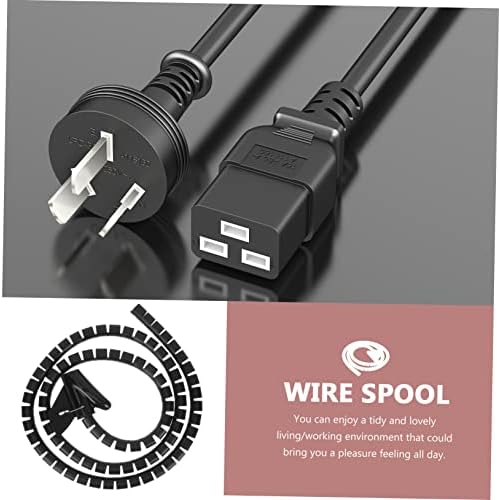 Spiral Wire Wrap Cable Management Sleeve Flexible Coiled Tube for Easy Installation Pet Cord Organizer Protects and Arranges Cables Suitable for Home and Office Use