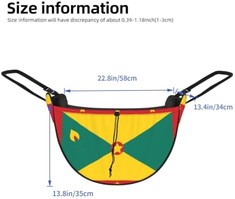 Flag of Grenada Car Seat Organizer-Backseat Storage Bag for Travel | Waterproof Durable. Holds Snacks Gear Essentials. Fits Most Cars.