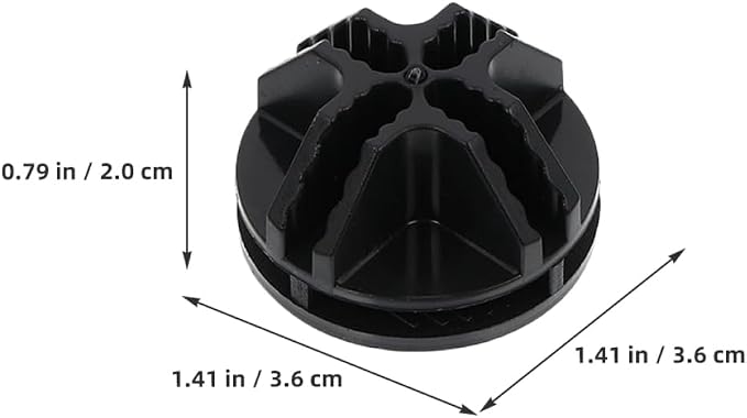 Mipcase 20pcs Plastic Cube Connector Buckles for PET Crates Wire Grid Storage Heavy Duty Plastic Fasteners for DIY Closet Organizer and Shelving Units