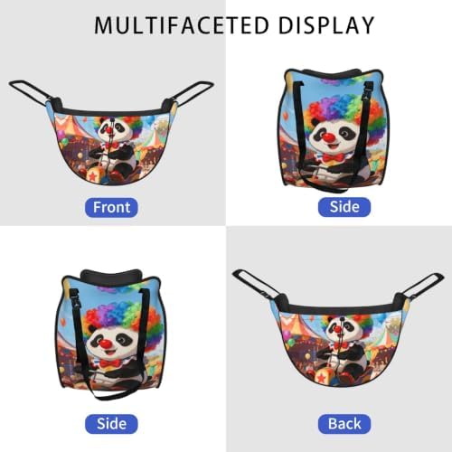 Panda Clown Car Seat Organizer-Backseat Storage Bag for Travel | Waterproof Durable. Holds Snacks Gear Essentials. Fits Most Cars.