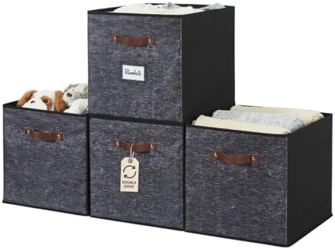 DECOMOMO Storage Bins, Storage Baskets for Shelves