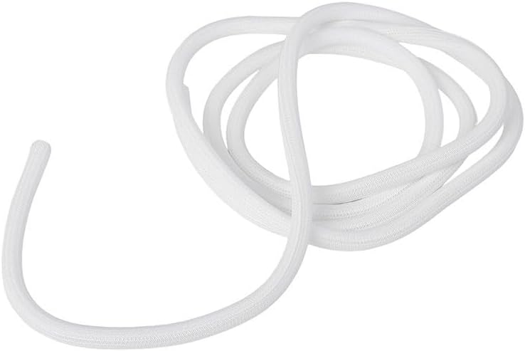 118.11 inch Self-Retracting Cable Sleeve, Fire-Resistant Wire Organizer for Home Office, Tangle-Free Cord Protector Against Pets Chewing, Black(White)