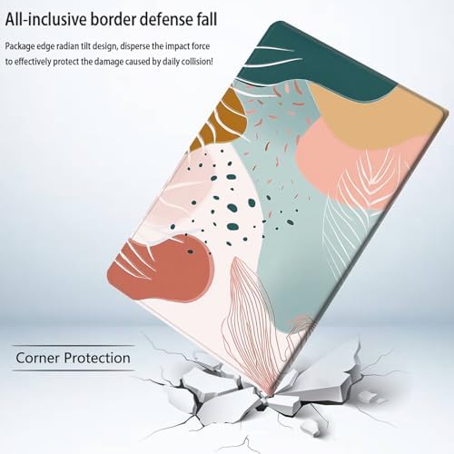 Bxgolkgd Tablet Case for Samsung Galaxy Tab S10 Plus 2024/S9 Plus/S9 FE Plus 5G 2023 12.4 Inch,Shockproof Stand Cover with Heat Dissipation,Auto Wake/Sleep Function,Abstract Art