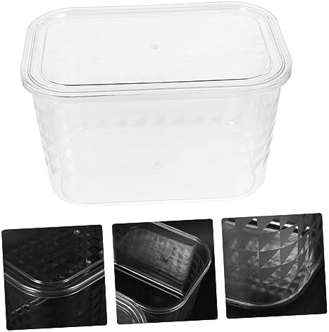STOBOK Transparent Book Organizer Storage Case Pet Book Organizing Box for Home Office Kitchen and Bathroom Easy to Use and More
