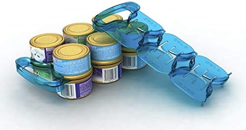 Stackable Pet Food Organizer - Fits 5.5 oz Cans, Holds 12 | 1 Piece, The Perfect Pet Food Storage Solution, Holds 12 Pet Food Cans for Easy Access, Food Carrier for Storage and Travel