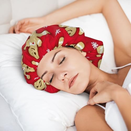 Adjustable Silk Satin Night Cap Women's Men's Sleep Cap