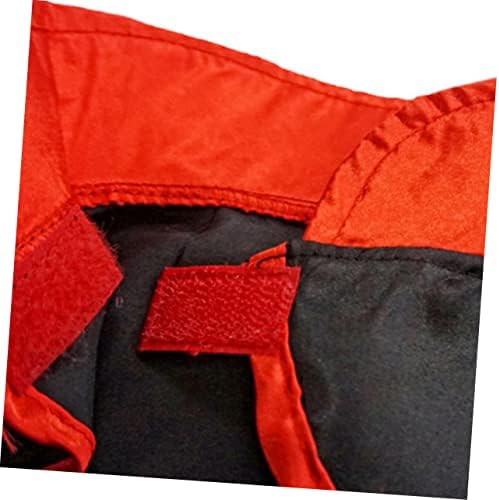 Milisten Cat Halloween Costume Cape Red Pet Apparel Comfortable Material Stand Out at Parties Photos