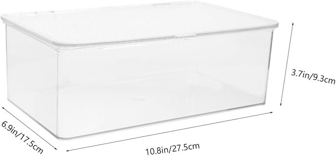 LALAFINA DVD Storage Box with Lid Capacity Cd DVD Organizer Portable and Holder for Travel and Home Use Lightweight Design for Easy Carrying and