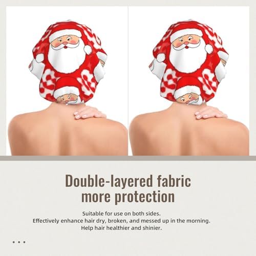 Adjustable Silk Satin Night Cap Women's Men's Sleep Cap
