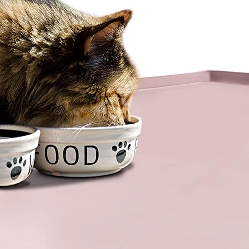 Silicone Dog Food Mat Waterproof Pet Feeding Tray for Large Dogs