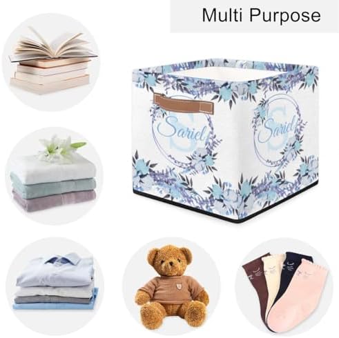 Foldable Decor Storage-Bins Customized Baby-Keepsake-Box Floral