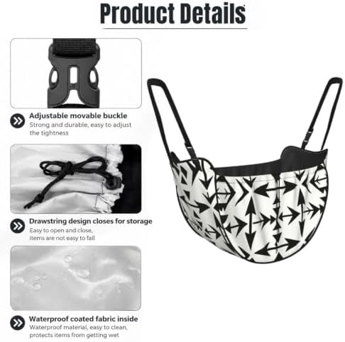 Arrow Tribal Print Car Seat Organizer-Backseat Storage Bag for Travel