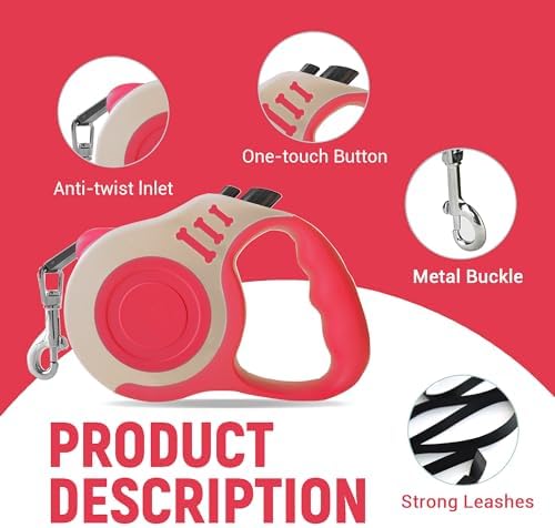 Retractable Dog Leash Automatic Telescopic Tractor Dog Tape