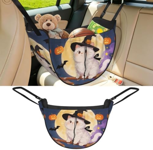 beautiful cat Car Seat Organizer-Backseat Storage Bag for Travel