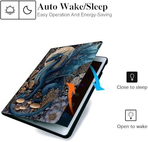 for Samsung Galaxy Tab E 9.6 Inch 2015 Model T560/T561/T567 Tablet Case,Auto Wake/Sleep,Adjustable Stand Protective Cover - Cute Pet Dog Black Dachshund