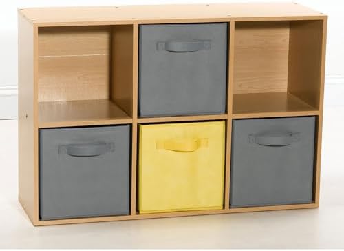 ClosetMaid 18657 Cubeicals Fabric Drawer, Gray, 2-Pack