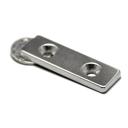 3~10PCS 60x20x5-5mm Sheet Rare Earth 2 Holes 5mm Block Rectangular 60x20x5-5 Strip Magnetic 60 * 20 * 5-5 Magnets(5pcs)