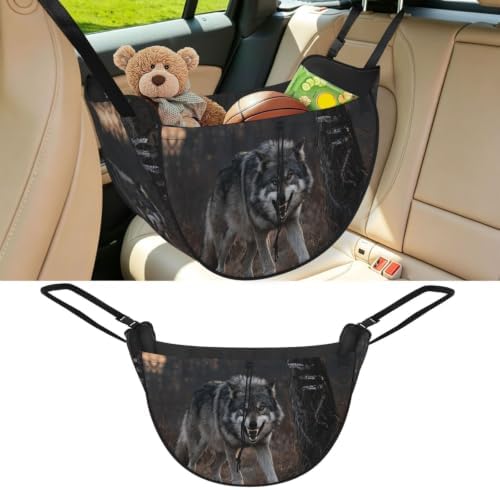 Wolf Guard Car Seat Organizer-Backseat Storage Bag for Travel