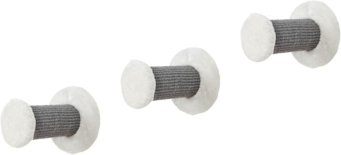 Trixie Wall Mount XXL Cat Climbing Steps, Cat Furniture, Scratching Post, 3pcs, Gray